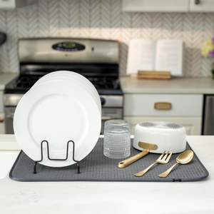 <span class=keywords><strong>Tapis</strong></span> <span class=keywords><strong>de</strong></span> séchage <span class=keywords><strong>de</strong></span> vaisselle XL, 18x24 pouces, <span class=keywords><strong>tapis</strong></span> <span class=keywords><strong>de</strong></span> comptoir <span class=keywords><strong>de</strong></span> <span class=keywords><strong>cuisine</strong></span> en microfibre absorbante, <span class=keywords><strong>tapis</strong></span> <span class=keywords><strong>de</strong></span> séchage pour vaisselle, ustensiles - Product Image 4