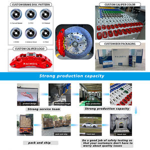 Sistemi frenanti Auto prestazioni di fabbrica pinza freno a 6 pistoni grande freno Kit per Infiniti Q50 Q60 G35 G37 - Product Image 5