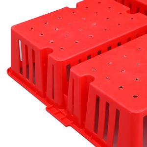 OEM ODM pp Bule/bianco/giallo impilabile risparmia spazio gabbia di plastica per pollame per allevamento di polli - Product Image 2