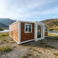 Maison Modulaire Préfabriquée Pliante Hôtel 20ft 30ft 40ft Mini-Maison Mobile 2 3 Chambres Maison Conteneur Extensible Préfabriquée de Luxe