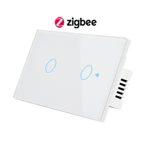 US Standards1/2/3/4 Gang Us Light Touch Interruptor Intelligente Zigbee Wireless Smart Wifi Light Touch Wall Switch Home