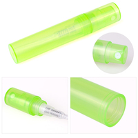 2ml 3ml rose blanc violet flacon vaporisateur de parfum en plastique transparent mini pulvérisateur de brouillard atomiseur bouteille en plastique de parfum