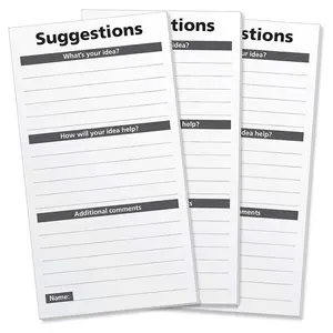 White Suggestion Cards Comment Card Feedback Box Cards Refill Suggestion Forms for Suggestion Box