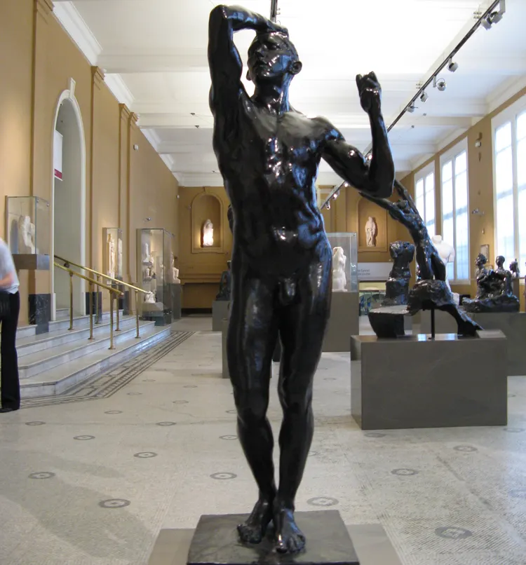 Знаменитая репродукция, бронзовая статуя века, бронзовая скульптура, Огюст Родин для продажи