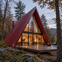 Cabine Conteneur Moderne Préfabriquée pour Tiny House, Usage en Resort Extérieur, Parc de Vacances, Magasin/Bureau - Conception Respirante, Garantie 2 Ans