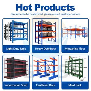 공장 직접 맞춤형 헤비 듀티 팔레트 선반 녹색 안전 스토리지 랙 산업용 무료 조정 창고 높이 - Product Image 6
