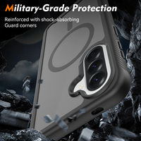 Nouvelle coque Samsung A57 mate douce au toucher, résistante aux chocs, protection intégrale, magnétique, avec dos effet peau