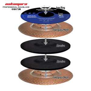 Slijpschijven voor haakse slijpers, harsgebonden keramiek, hoge hardheid, 6mm, OEM/OBM, merk Nakamura, voor het snijden en slijpen van aluminium - Product Image 4