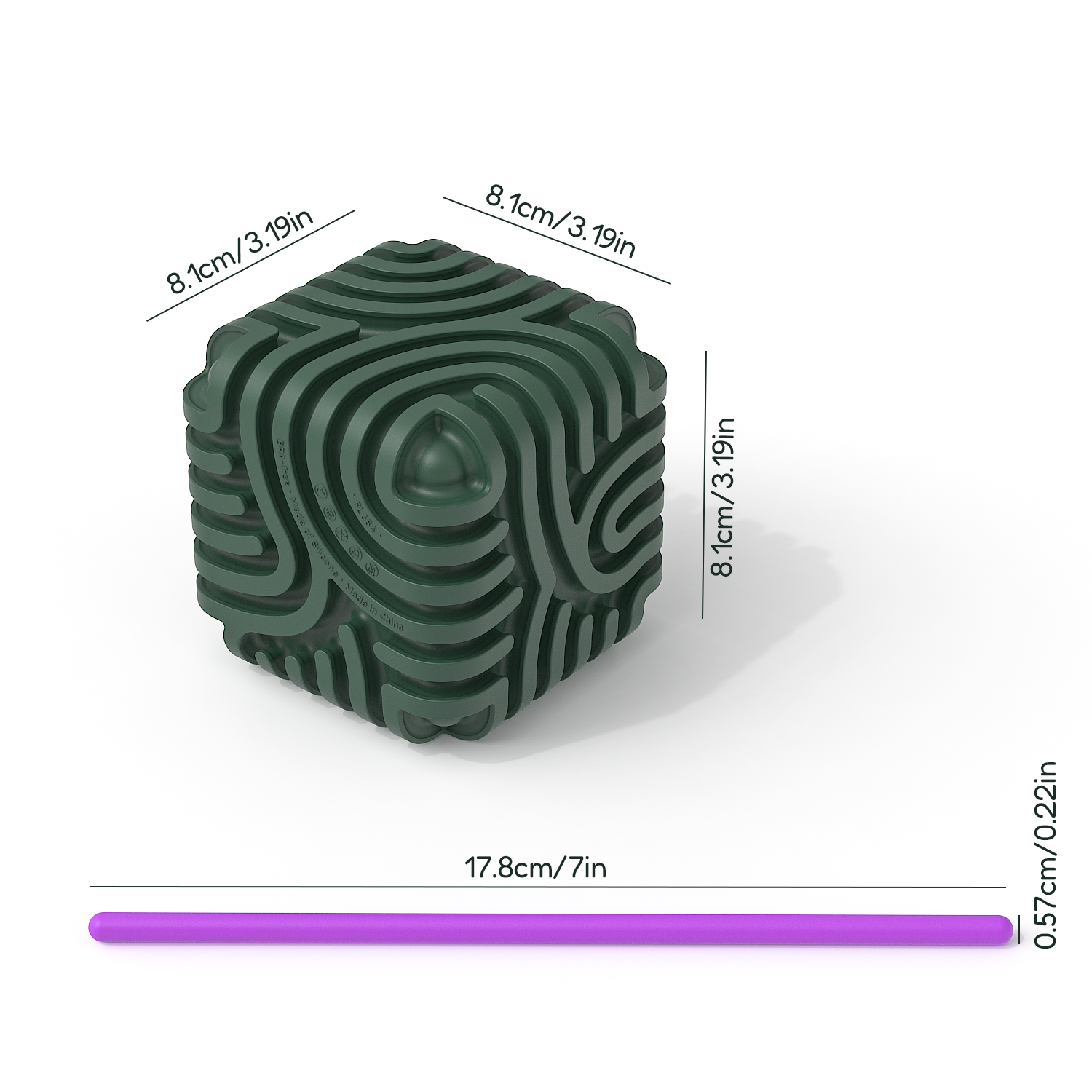 3D Silicone Fidget Board Sensory Magic Cube Toys preview 4