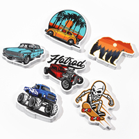 Stiker Kustom Cetak Logo Tahan Lama Perekat Luar Ruangan Tahan UV Label Holografik Tahan Air Stiker Vinyl Die Cut