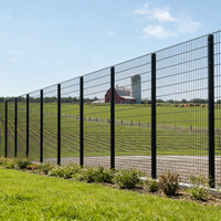 Valla Moderna 868 con Alambre de 6/5/6 mm con Revestimiento de PVC Verde, Valla de Seguridad y Protección para el Hogar, para Uso Agrícola
