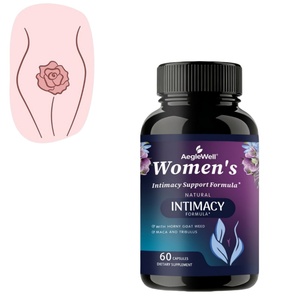 AegleWell Supporto Intimo Femminile - Capsule Naturali per Aumentare la Libido con Horny Goat Weed, Maca e Tribulus per la Salute Sessuale Femminile - Product Image 1