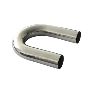 2.5" 180 Degree U 304 Stainless Steel Mandrel Bends Piping Exhaust Pipe