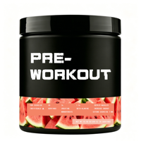 Bubuk Pre-Workout Creatine Monohydrate Peningkat Energi Perbaikan Otot Memperpanjang Waktu Olahraga Rasa Blueberry Semangka Dewasa 300g 10g