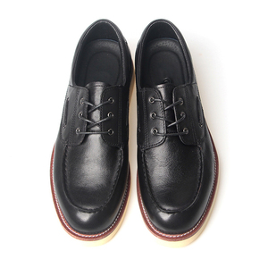 Chaussures bateau classiques élégantes pour hommes en cuir de vachette pleine fleur, mocassins décontractés durables en cuir véritable de qualité supérieure et confortables - Product Image 6