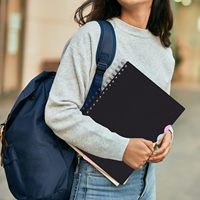 Carnet de notes spirale A4, 5 sujets, ligné avec intercalaires, pour l'école et le bureau