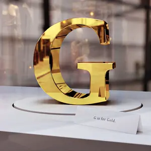 Fabricant de lettres et de chiffres décoratifs personnalisés en métal massif découpés au laser lettres et chiffres en aluminium 3D