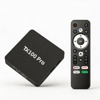 Boîtier TV intelligent Android TX100 Pro, 8 Go de RAM, 128 Go de ROM, Android 15, Wi-Fi double bande, streaming 4K UHD, décodeur pour le marché du Bangladesh