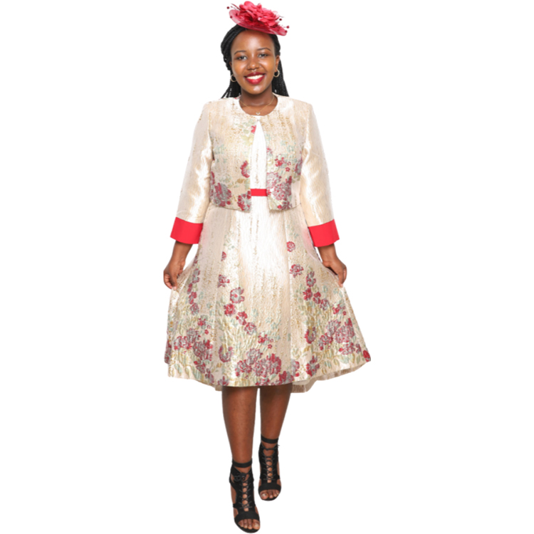 2022 Cheap Church Dresses for Black Women 2 Piece Skirt Set Elegant Wedding  Lady Formal Female Suits Ladies Plus Size Clothes