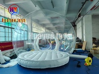 Dôme gonflable transparent personnalisable pour les divertissements des enfants, événements de célébration en intérieur et en extérieur