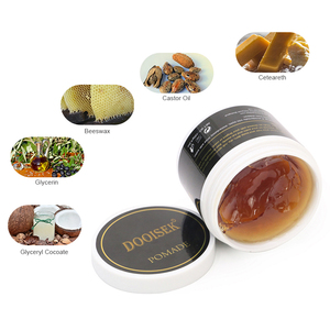 120g Black Jar Shiny Gel <strong>Jam</strong> Water Based <strong>Hair</strong> Pomade for Men Hairstyling - Product Image 5