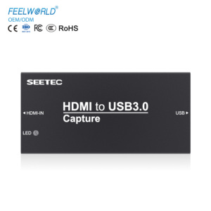 การ์ดแคปเจอร์ <span class=keywords><strong>HDMI</strong></span> SEETEC HTUSB, USB 3.0 ความหน่วงต่ำ, ตัวเครื่องโลหะ, บริการ ODM สำหรับการผลิตแบบสด - Product Image 1