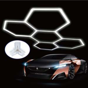 <span class=keywords><strong>GLB</strong></span> SG-100 Produit phare : Grille lumineuse LED hexagonale en plastique en nid d'abeille pour plafond, idéale pour les distributeurs muraux de <span class=keywords><strong>garage</strong></span> - Product Image 5