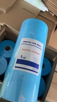 Rouleau de bavoirs dentaires jetables Xingcheng, 2 plis, papier, film plastique, 80 pièces