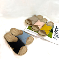Turc afrique du sud jamaïque sans lacet pantoufles pour filles sandales à semelles compensées dames pantoufles femmes chaussures Pakistan EVA PU liège