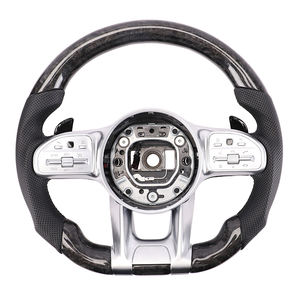 Volant de direction en fibre de carbone forgé sur mesure pour Mercedes Benz <span class=keywords><strong>Cla</strong></span> W212 E350 W221 V177 C190 - Product Image 4