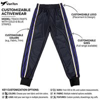 Pantalon de sport léger et extensible en polaire personnalisable pour cheerleading, entraînement, gymnastique et danse, coupe ample