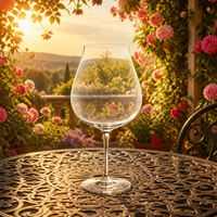 Gobelet à vin rouge en cristal écologique pour les événements de mariage et les banquets