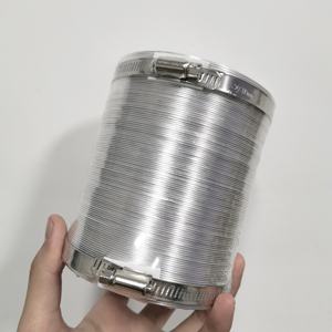 Zeitgemäßes Design HLK-Kanal Aluminium folie PET Flexible Schornstein auskleidung Feuer hemmendes Material Lüftungs kanal - Product Image 3