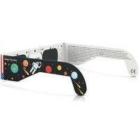 2020 Offre Spéciale Personnalisé 3D CARTON Éclipse Lunettes Logo Personnalisé Papier Lunettes D'éclipse Solaire