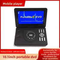 Vente en gros d'usine, lecteur DVD avec écran pivotant de 10,1 pouces, lecteur CD/VCD portable avec manette de jeu