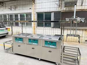 Nettoyeur à ultrasons électrique industriel multi-bacs semi-automatique avec système de levage et machine de nettoyage de filtre DPF - Product Image 5