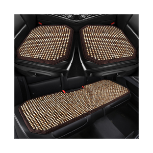 Xiangta ขายร้อนคุณภาพสูงเต็มที่นั่งแฟชั่นลูกปัดไม้เบาะรองนั่งรถยนต์สําหรับ 5 ที่นั่ง SUV, รถบรรทุก, ซีดาน - Product Image 3