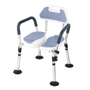 Chaise de douche Madron en alliage d'aluminium, capacité de charge de 150 kg, siège antidérapant pour personnes âgées et femmes enceintes - Product Image 3