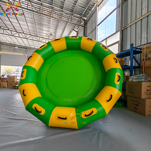 Tubo Inflable Giratorio OVNI para Remolcar, Bola Acuática de PVC, Capacidad de 100-500 kg para Entretenimiento Acuático, Bote Disco Giratorio - Product Image 1