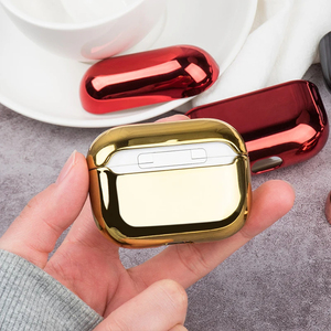 Custodia per auricolari AirPods Pro 2 custodia elettrolitica in oro per <span class=keywords><strong>Apple</strong></span> AirPods Pro 2 1 3 Cover placcatura per AirPods 3 Pro 2 fondi - Product Image 5