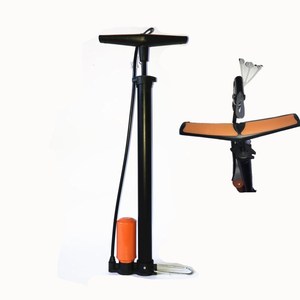 High Pressure Air Pump With Gauge For Bicycle Motorcycle <b>Car</b> Basketball <b>Football</b> Manual Hand Pump - Product Image 5