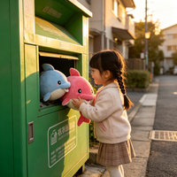 Jouets en peluche d'animaux marins mignons, créatures océaniques douces pour enfants, décoration sur le thème de la plage et cadeaux de fête