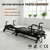 ZENJOY Pilates Reformer |   Appareil de Pilates Reformer pour entraînement corporel complet à haute intensité avec poignée rotative pour studio et usage domestique