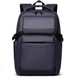 Sac à dos pour ordinateur portable en cuir minimaliste transfrontalier 2024, imperméable, sac de transport pour les affaires ou les étudiants avec commodité - Product Image 4