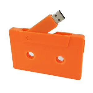 Inovação promocional giveawés personalizado cassete usb vara drive fita criativo usb flash 4gb 8gb para fadas de casamento unidade de dedo