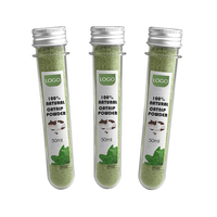 Poudre de Catnip Personnalisée avec Logo OEM, 100% Naturelle, Menthe pour Chat en Tube, Poudre de Catnip Fraîche 100% Naturelle