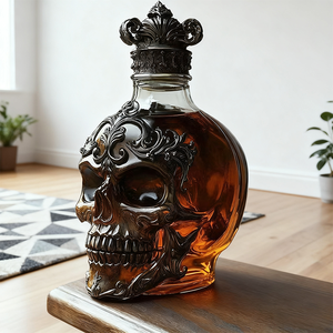 Chai rượu, chai thủy tinh, chai rượu vang, chai rượu whisky, chai nước ngọt kiểu dáng độc đáo, có sẵn trong kho - Product Image 3