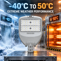 Lampu Jalan LED 150W Efisiensi Tinggi 180LM/W Lampu Tiang LED Luar Ruangan untuk Jalur Komersial
