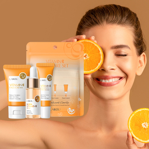 Ensemble de soins de la peau pour femmes, sérum à la vitamine C, traitement blanchissant de l'acné, acide hyaluronique, collagène, lotion pour le corps, autres cosmétiques pour le visage - Product Image 5