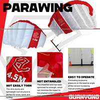 Nouvelle arrivée 2026 Parawing Foil Aile gonflable pour foil Package 4.5M² pour le foil en aval, les sports nautiques, le surf et le kitesurf